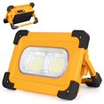 thumbnail image 1 of Luz de inundación LED recargable de 80 W, 4 modos Luz de trabajo solar portátil ajustable de 180 °, reflector LED de sitio de construcción para acampar, emergencia JFHHH pequeña, 1 of 5