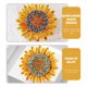 thumbnail image 2 of Broche de girasol con diamantes de imitación y flor de cristal, broche para suéter, regalo de joyería para mujeres y niñas., 2 of 7
