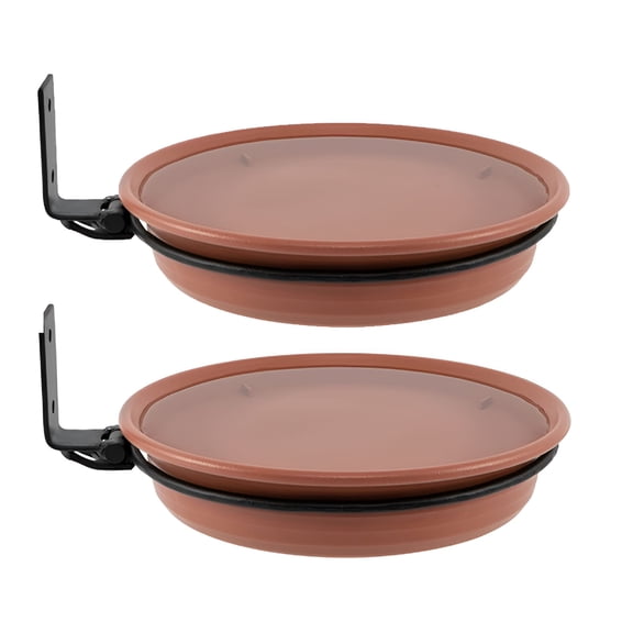 ACDANC Bird Feeder Bird Bath Bowl Tree Mount with Heavy Duty Iron Ring