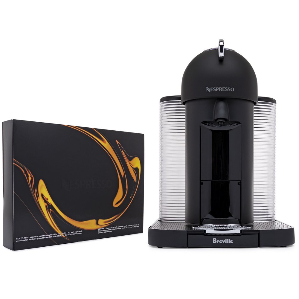 Breville Nespresso Vertuo Coffee and Espresso Machine (Matte Black