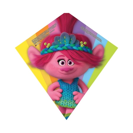 X Kites Trolls SkyDiamond Fiberglass Airframe Kite, Multicolor