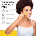 thumbnail image 2 of Almohadillas limpiadoras VALITIC Turmeric Kójic Acid con vitamina C 60u, 2 of 7