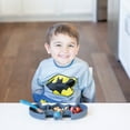 thumbnail image 3 of Bumkins Batman Silicone Grip Dish, Suction Plate, Divided Plate, Baby and Toddler Plate, 3 of 5