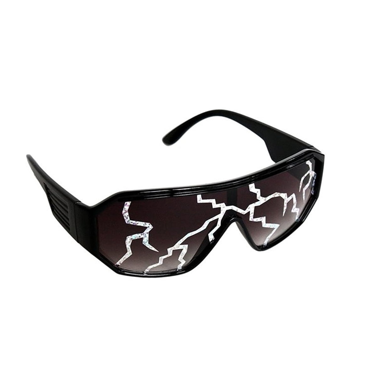 Macho Man Lightning Bolt Black Shield Sunglasses Randy Savage Costume