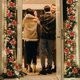 thumbnail image 5 of 20 flores artificiales de Navidad con clip, flores de Pascua navideñas con decoraciones en polvo de purpurina para guirnalda de árbol de Navidad, guirnalda de Navidad, decoración de interiores (oro r, 5 of 5