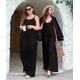 thumbnail image 2 of Vestido largo Wolddress para mujer 2025, casual, sin mangas, negro, talla M, 2 of 6