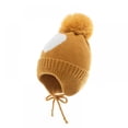 thumbnail image 2 of Chapeau d'Hiver Enfant Garçon Fille en Maille Doublée Polaire avec Bandeau, 2 of 3