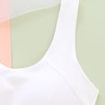 thumbnail image 4 of dmqupv Bralette for Girls Training Bra Racerback Sports Seamless Bras Girls Bra Training Bras for Girls White,9-10 Years, 4 of 5