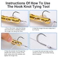 thumbnail image 6 of Fishing Hook Tier Knot Tie Loop Tying Tools Kit Line Knotter Tying Knotting Tool, 6 of 9