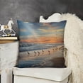 thumbnail image 3 of birds sunset beachlinen throw pillowcase decoration pillowcase gifting preferred 24x24 inch cushion cover 2 sets sofa pillowcase sofa bedroom living room car, 3 of 4