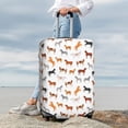 thumbnail image 7 of Gukieu Horses Print Suitcase Protective Cover, Elastic Zipper Buckle Suitcase Protective Cover, Suitable for Travel, Business Trip-Medium, 7 of 7