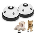 thumbnail image 1 of 2 pieces training bells for pets potty training with paw pattern, 1 of 5