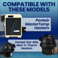 thumbnail image 2 of Pentair 42002-0025S Replacement 140F Automatic Gas Shutoff (AGS) Switch for Pool, 2 of 5