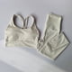 thumbnail image 4 of Traje de Yoga de gama alta, Sexy, a la moda, adelgazante, levantamiento de cadera, deportes, Fitness, sujetadores y mallas, camiseta sin mangas, conjunto transpirable, 4 of 6