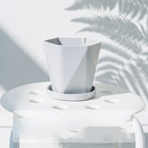 1X Flower Pot,Pot Resin Pot Flower Household Plastic Balcony Large Flower Thicken Patio & Garden Clearance Sale