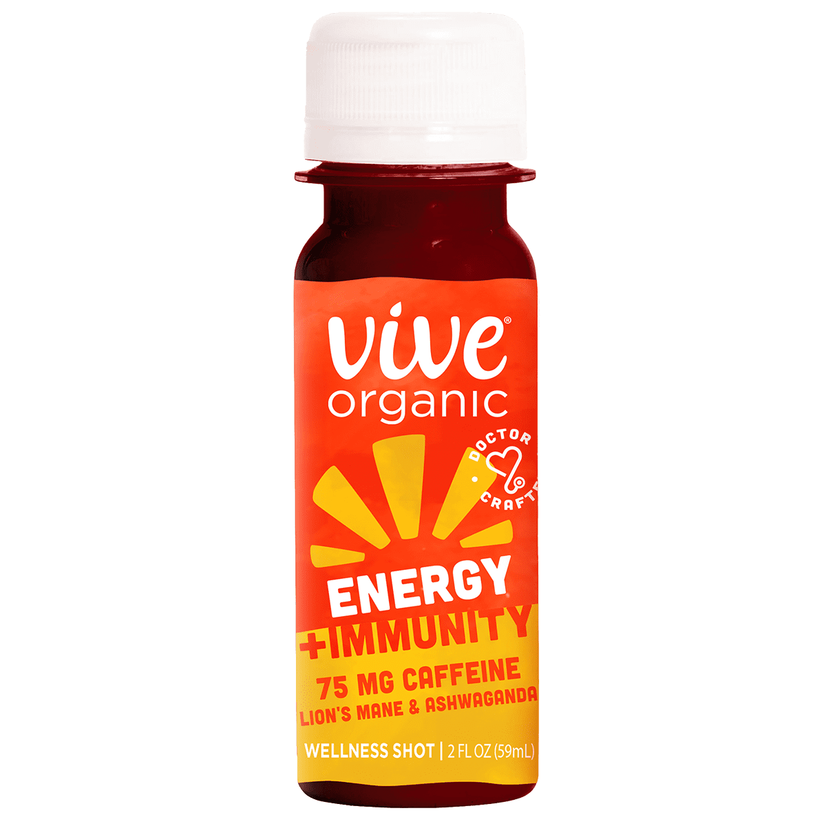 Vive Organic Energy + Immunity Wellness Shot, 2 FL OZ