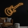 thumbnail image 2 of Glowneon Guitar Neon Sign, Electric Guitar Led Sign, Instruments Shop Decor Wall, Music Shop Led, 2 of 5