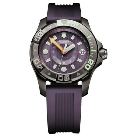 Victorinox Swiss Army 241558 Men's Dive Master 500 Purple Strap 