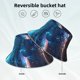 thumbnail image 2 of Balery Crystal Pattern White Horse Sombreros para el sol para hombre y mujer, sombrero de pescador con UPF 50+, 2 of 6