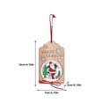 thumbnail image 4 of Bearachild Colgante de árbol de Navidad, accesorio Adorable de tamaño pequeño para festivales, pedantes, artesanía de , Año Nuevo, Kits de decoración para fiestas Muñeco de nieve, 4 of 6
