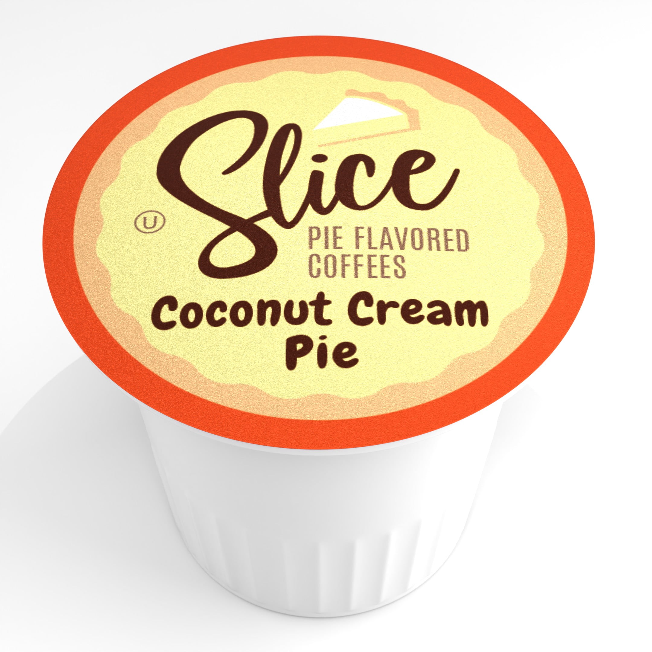 Slice Coffee Coconut Cream Flavored Coffee Pods for Keurig tea pods Brewers, 40 Count