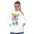 thumbnail image 3 of XOMG POP Dallas Popstar Dream Cartoon Women's Long Sleeve T Shirt Brisco Brands S, 3 of 6