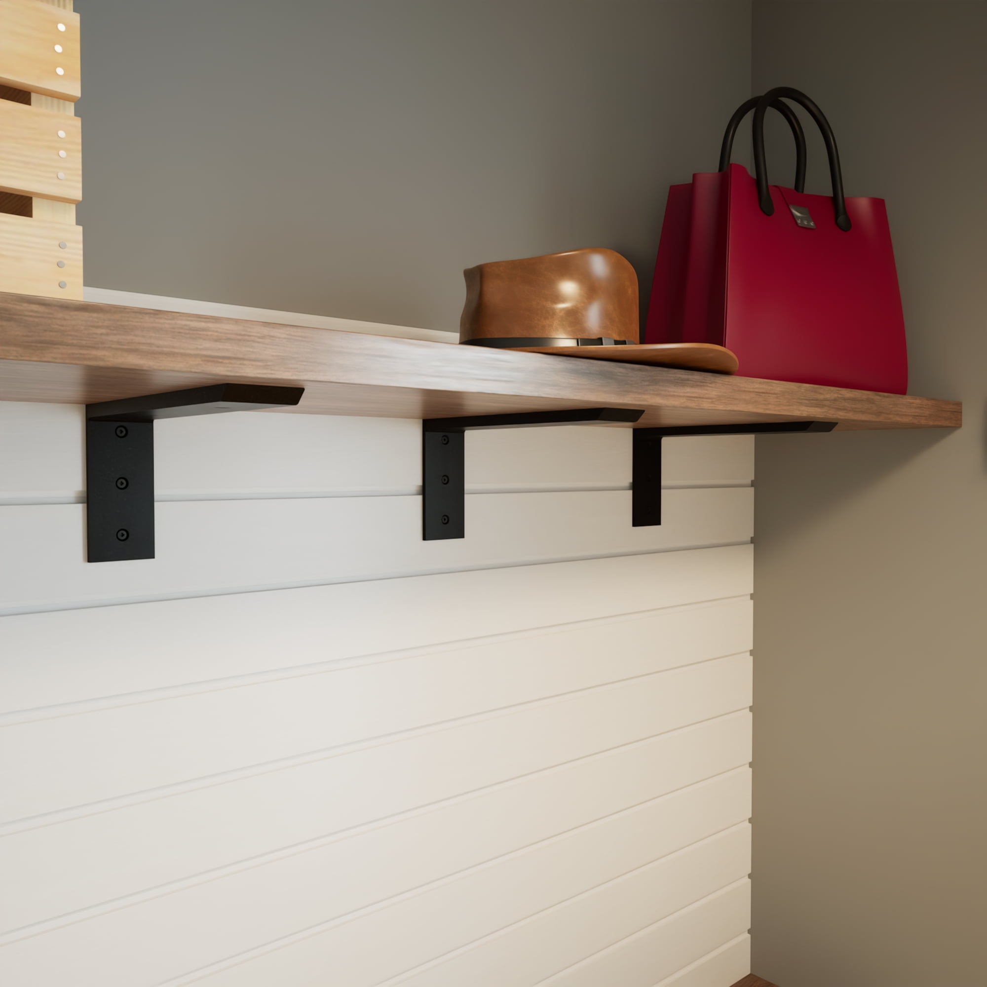 Regular Wood Shelf Bracket - 10x06