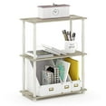 thumbnail image 5 of Furinno Turn-N-Tube 3-Tier Compact Multipurpose Shelf Display Rack with Classic Tube, Sonoma Oak/White, 5 of 5