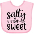 thumbnail image 3 of Inktastic Salty but Sweet Boys or Girls Baby Bib, 3 of 4