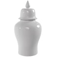 thumbnail image 6 of Red Lantern 32" White Porcelain Temple Jar, 6 of 7