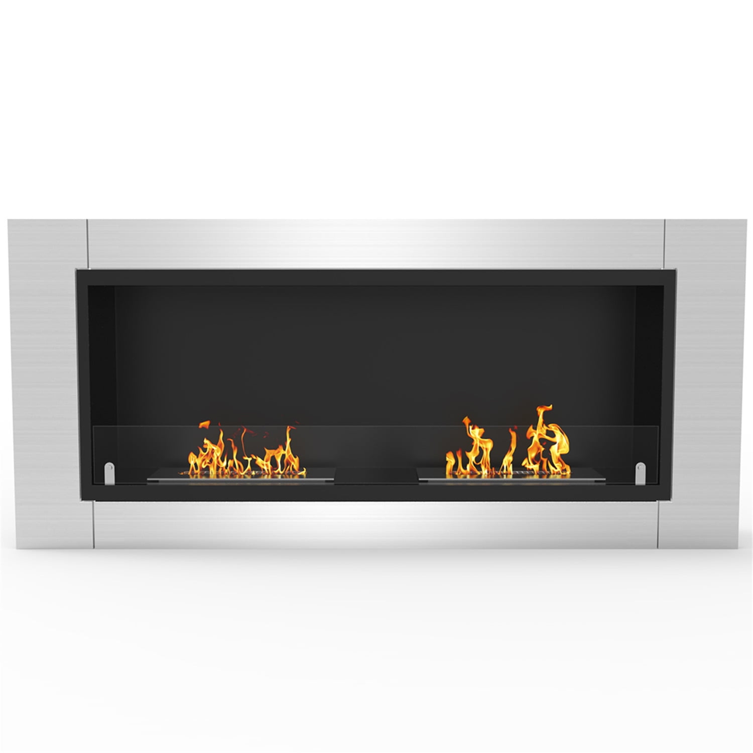 Regal Flame Elite Fargo 43 Inch Ventless Built In Recessed Bio Ethanol Wall Mounted Fireplace