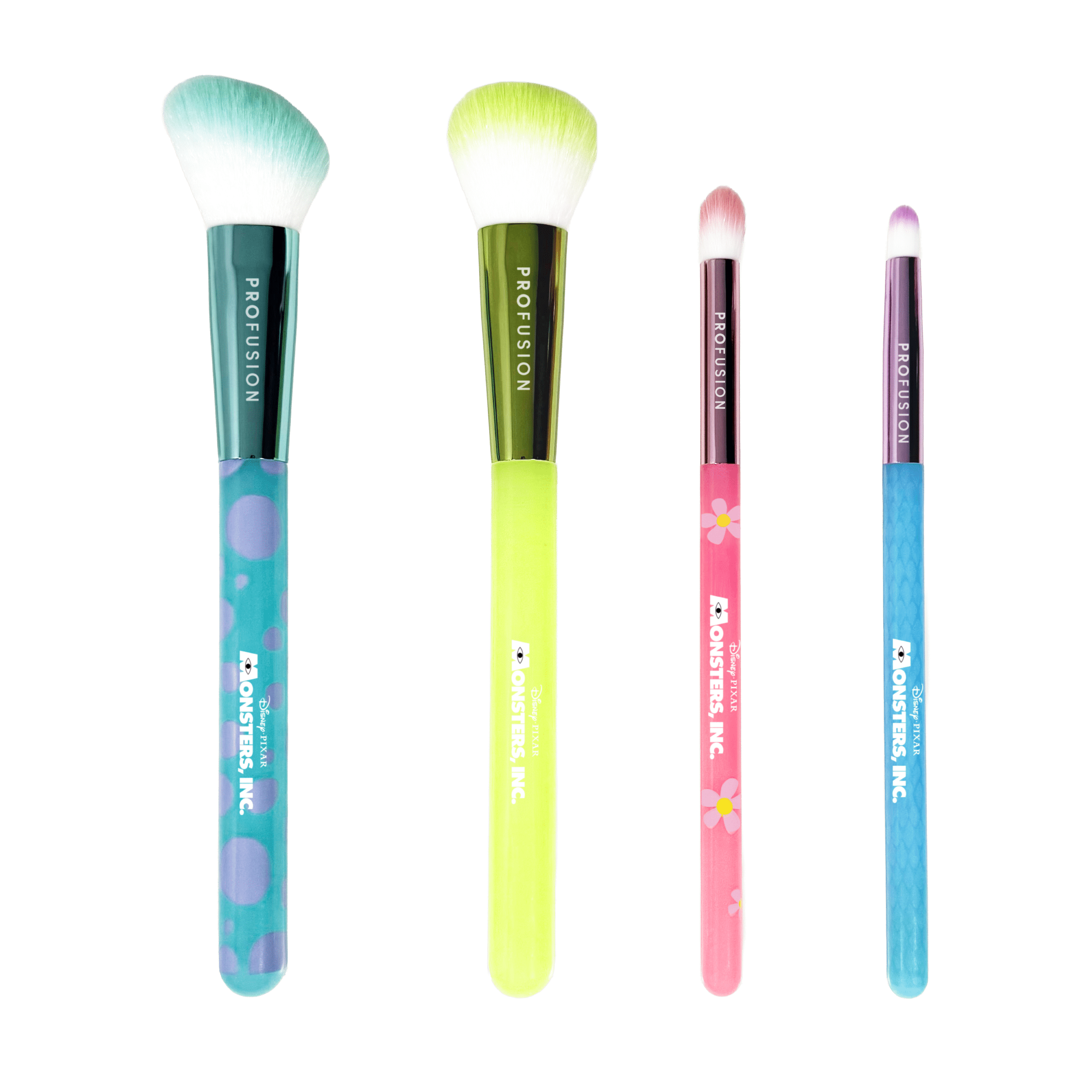 Profusion Cosmetics Monters Inc 4 PC Brush Set