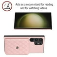 thumbnail image 2 of TECH CIRCLE Wallet Case For Galaxy S22 Plus with Card Holder,Flip Premium PU Leather Magnetic Clasp Kickstand Heavy Duty Protective Cover with Wrist Strap for Samsung Galaxy S22 Plus 6.6" 2022,Pink, 2 of 7