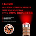 thumbnail image 4 of 2PCS 1156 BA15S P21W LED Bulb, 144 LED Red Car Bulb, Super Bright Waterproof Suitable for Reversing Lights, 4 of 4