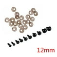 thumbnail image 1 of 100pcs 6mm/8mm/9mm/10mm/12mm DIY Plastic Safety Eyes and 100pcs Washers Dolls Toys Accessories Animal Making Craft Eyes, 1 of 10
