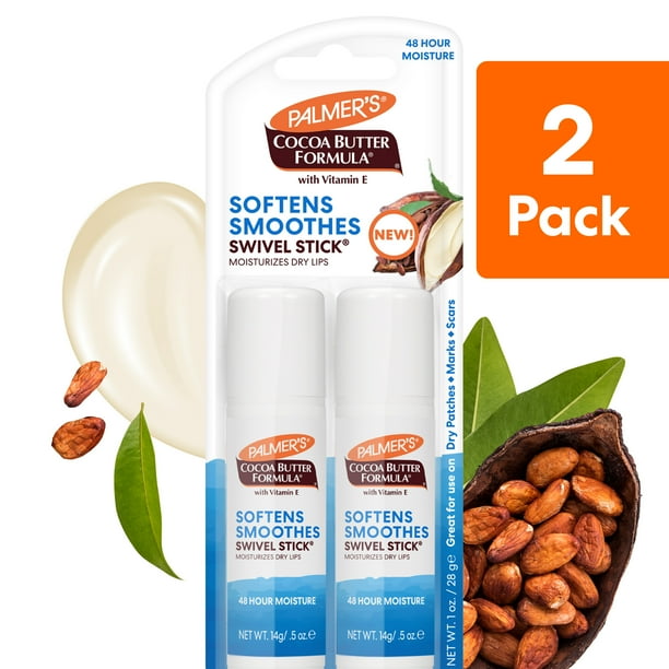 Palmer's Cocoa Butter Formula Swivel Stick 2 Pack, 1 oz.