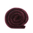 thumbnail image 3 of Cozy Tyme B173-20PLT-UE Couverture en Flanelle Réversible Sherpa Pascal 60 x 80 Po, Violet, 3 of 7