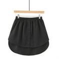 thumbnail image 4 of Women Layered Fake Top Lower Sweep With Buckle Blouse Shirt Hemline  Color Fake Hemline, 4 of 5