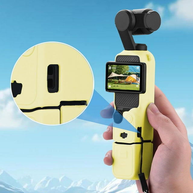 Silicone Protective Case Cover for Pocket 3 Silicone Camera Sleeve Lens Cover Screen Cover Handheld Action Camera Accessories