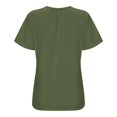 thumbnail image 6 of Gelikeya Women Short Sleeve Nursing Shirts Soft Maternity Tops Double Layer Breastfeeding Blouse Round Neck Pregnancy Clothes Army Green, Size L, 6 of 6
