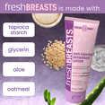 thumbnail image 4 of Fresh Breasts Anti Chafing Deodorant Lotion to Powder, 3.4oz - Anti Chafe Cream Whole Body Deodorant for Women, Inner Thighs & Areas that Sweat, No Talc, Aluminum and Fragrance, 4 of 8