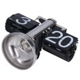 thumbnail image 4 of Reloj de cuarzo con giro automático, estilo retro, moderno y único, con hora precisa y función de cambio de página, ideal para el hogar, la oficina, regalos y decoración., 4 of 14