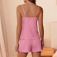 thumbnail image 3 of Fanxing Tank Tops Pajamas Set for Women Under $15 2 Piece Sets Summer Lounge Sets Sleeveless Tops & Shorts Pj Outfits Sleepwear Pink,XL, 3 of 5
