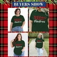 thumbnail image 4 of Anbech Merry Christmas Plus Size Shirts for Women Oversized T-Shirt Graphic Chrsitmas Tees Short Sleeve, 4 of 10