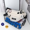 thumbnail image 4 of Fiudx Bolso Bandolera Deportivo Informal para Hombre, de Lona Versátil, con Correa Ajustable, Insignias y Colgante de Moda, Ideal para Ciclismo y Trabajo, Accesorio Urbano, Blanco, 35 X 17 X 11 Cm, 4 of 6