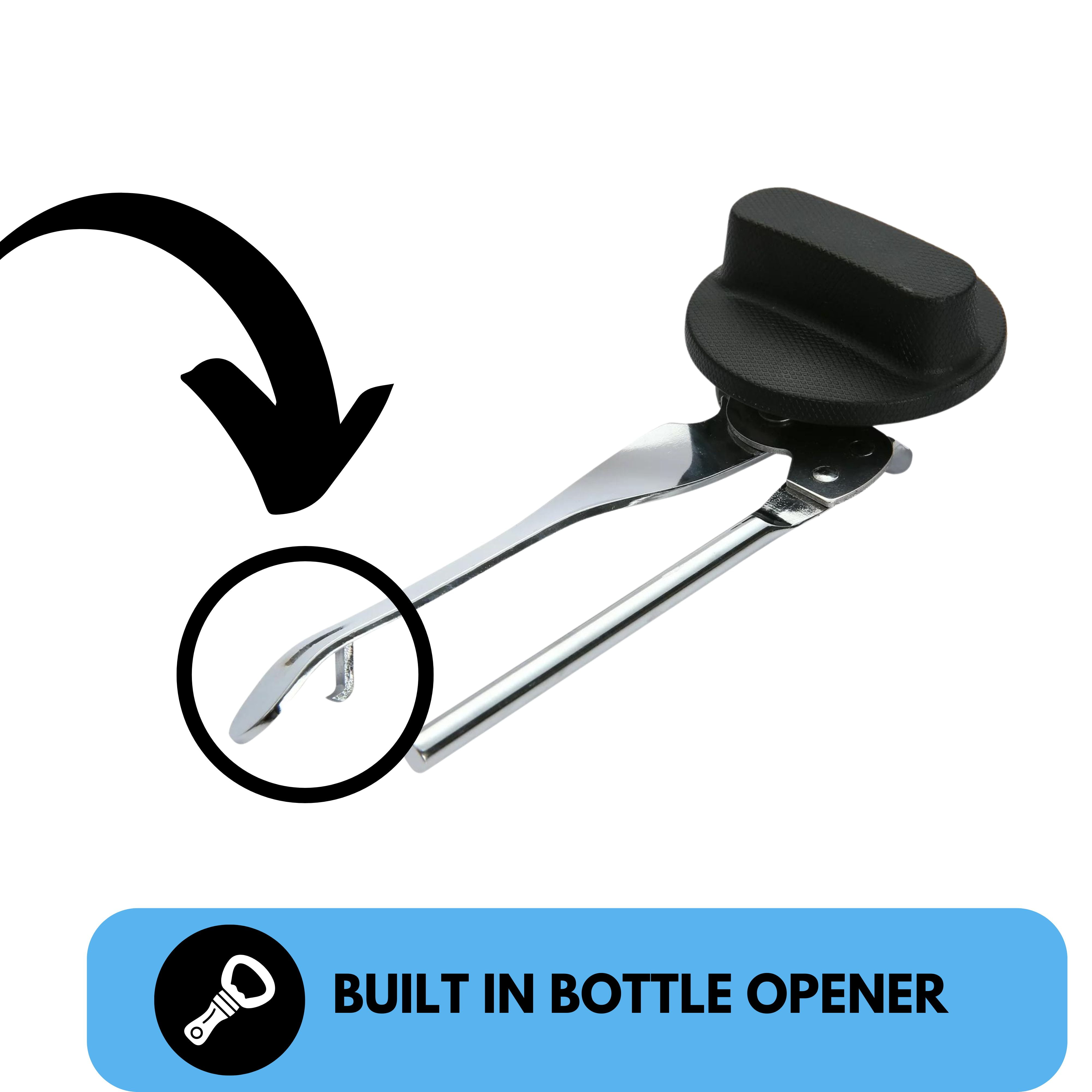 Mainstays Stainless Steel Can Opener, Black