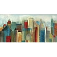 thumbnail image 2 of Reeves, Tom 24x14 Gold Ornate Wood Framed with Double Matting Museum Art Print Titled - Sunlight City, 2 of 4