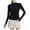 Black, variant on HJYCHN Ski Jacket Women Slim Yoga Jacket Nylon Sun Protective Clothing Lightweight Long Sleeve Breathable Outdoor Sports Top Womens Coat White M