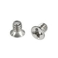 thumbnail image 5 of Uxcell #6-32 x 13/64" Phillips Flat Head Screws Fastener Nickel Plated 120 Pack, 5 of 5
