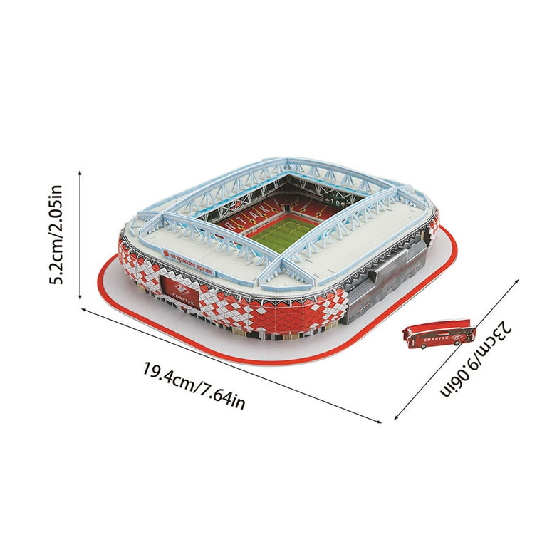 14style Large Size Football Field 3d Diy Puzzle World Famous